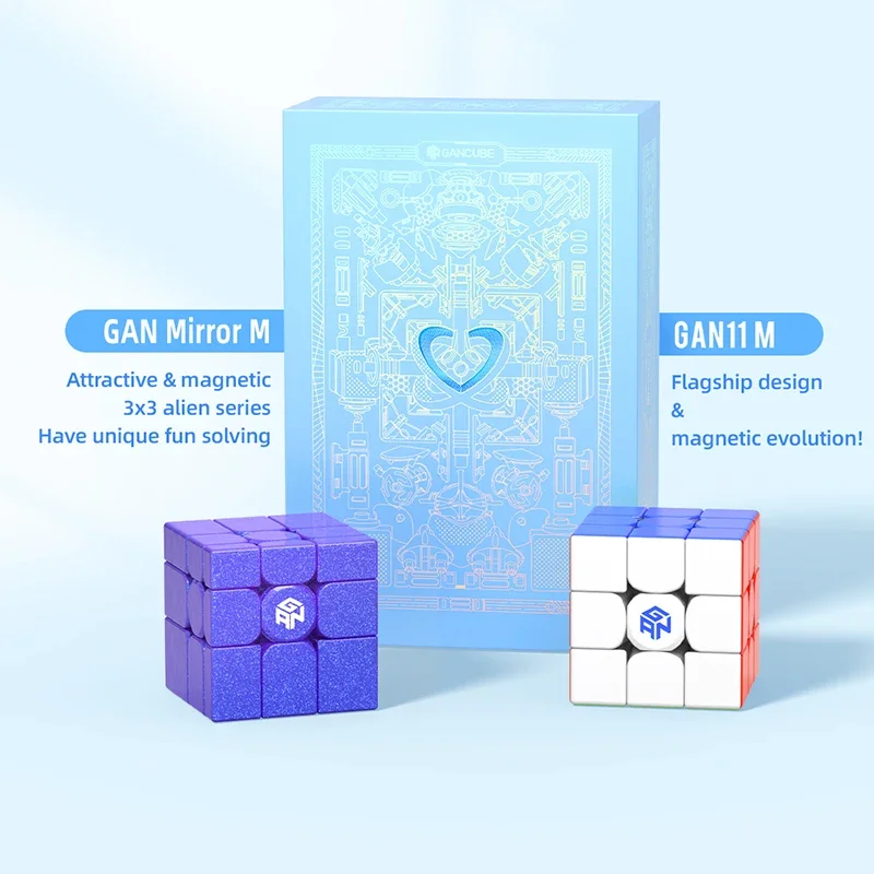 [CubeQuest]Gan 251m Air 460M 11M Mirror UV Magnetic Speed Stickerless 4x4 cube 3x3x3 Professional Magic Cube 2x2 Toys 3