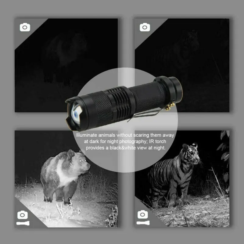 5W 940nm Infrared Radiation IR Night Vision light tactical LED Flashlight Torch led flashlight,led flashlights,led torch light