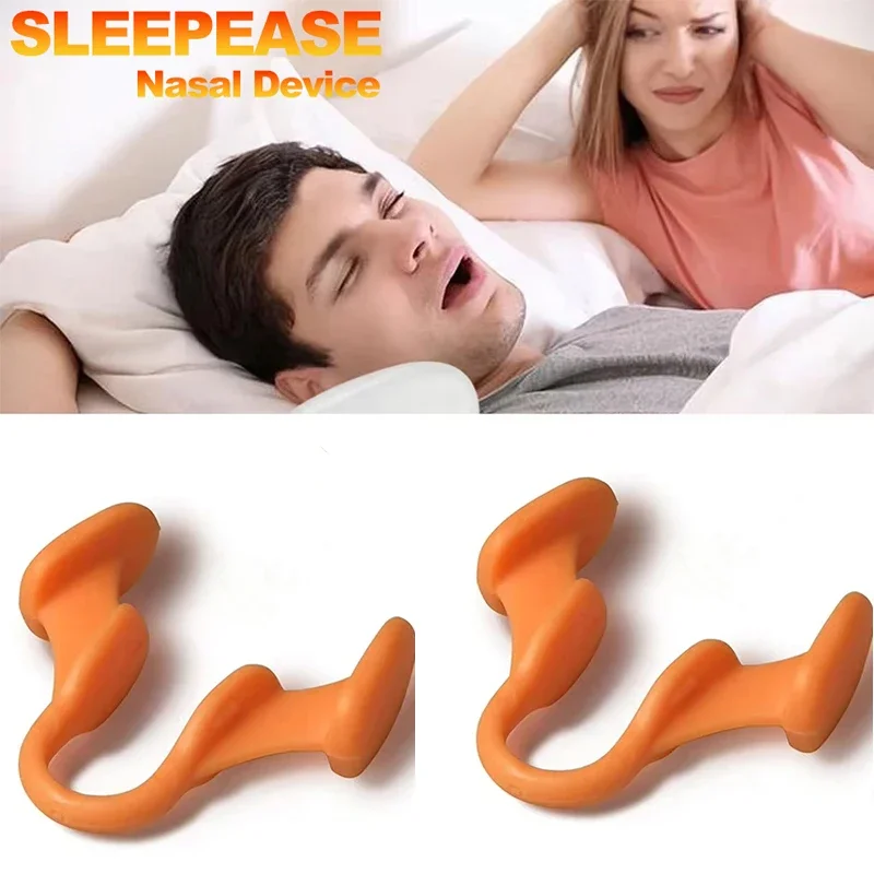 Silicone Nose Clip Anti Snoring Nasal Dilator Stop Snore Aid Improve Sleeping Rhinitis 1Pcs