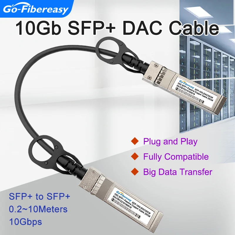 Compatible HP J9282C/Aruba 1Gb or 10Gb SFP DAC Cable 0.2M~10M Passive Direct Attach Copper Twinax Cable Ethernet Fiber Equipment compatible hp j9282c aruba 1gb or 10gb sfp dac cable 0 2m 10m passive direct attach copper twinax cable ethernet fiber equipment