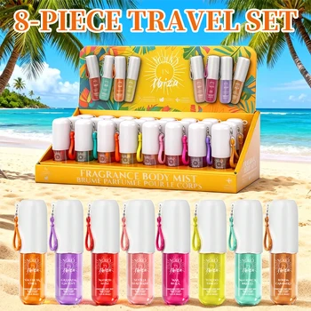 SOLO EN IBIZA 8-Piece Fragrance Mist Set - 8 Long-Lasting Scents, Classic Edition for Travel & Party Gifts (1.02 fl oz) 1