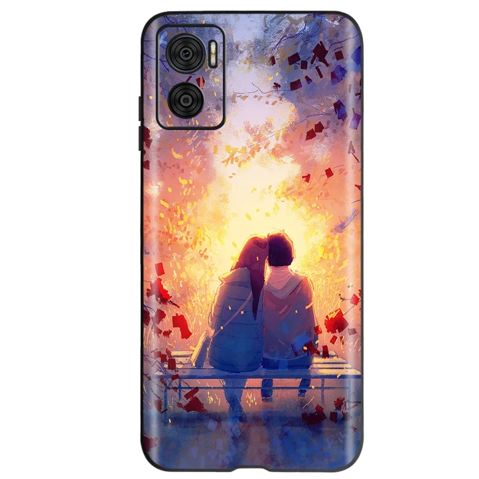 Sleek Black Silicone Soft Back Cover - Fashionable Protective Case