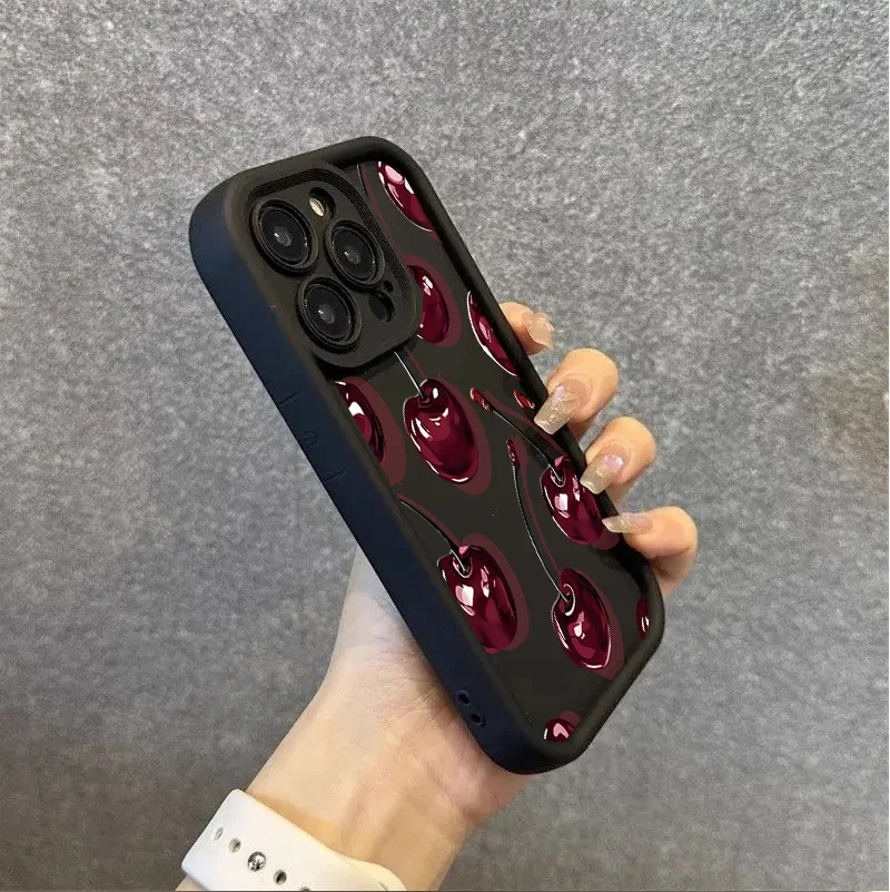Cherry Fruit Soft Phone Case Cover – Vibrant, Stylish Protection