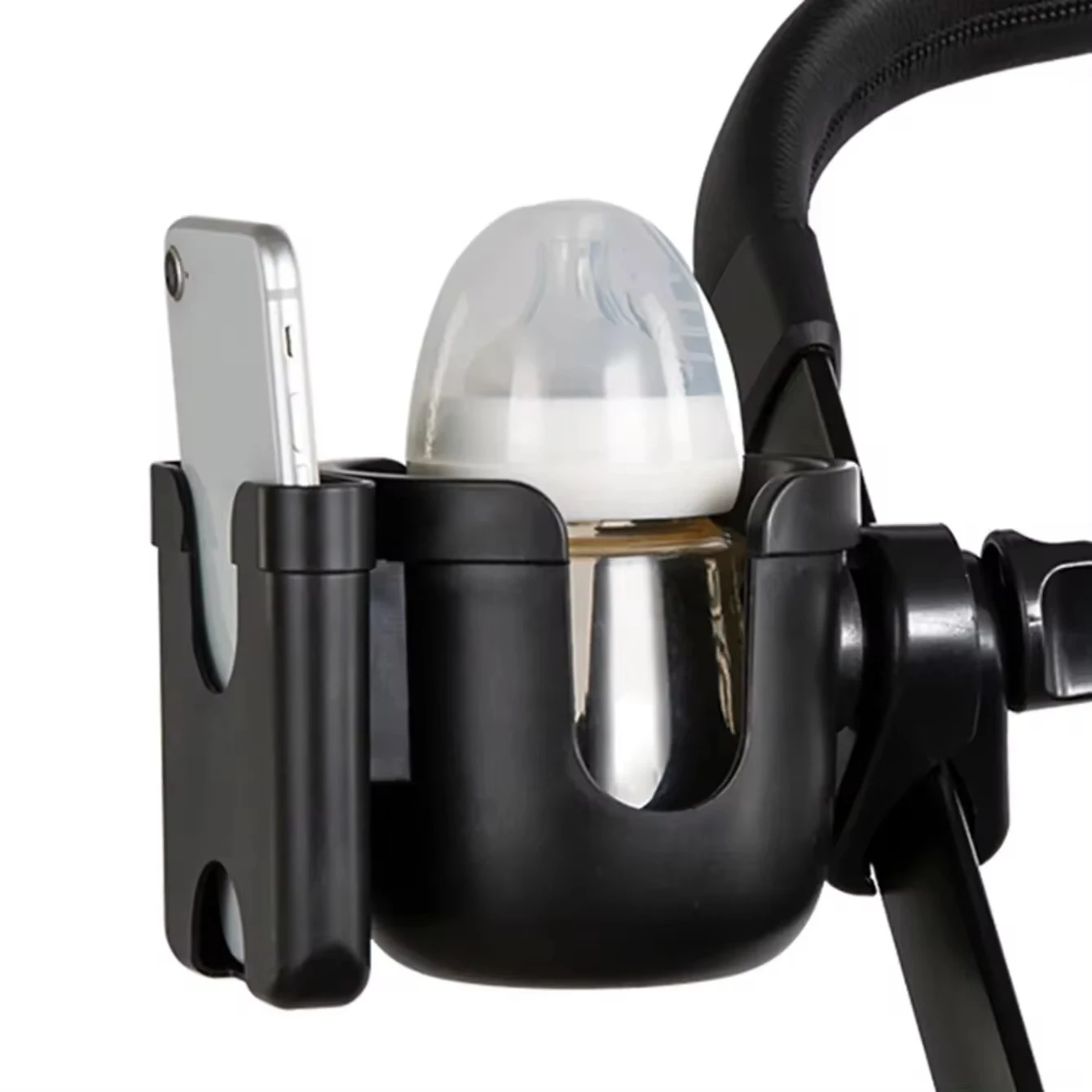 Stroller Bottle Holder Pram Cup Holders Children's Stroller Bottle Holders Pram Bottle Anti-Slip Design Accessories Mobile Phone