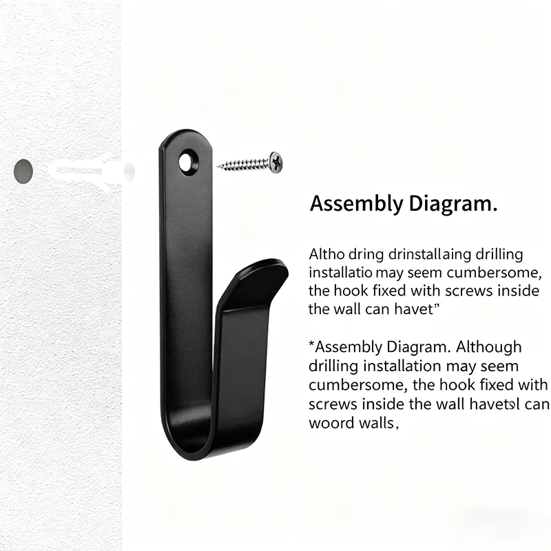 Vertical and Horizontal Wall Mount Clips for Boards - Indoor Storage Solution with Screws for Room or Garage