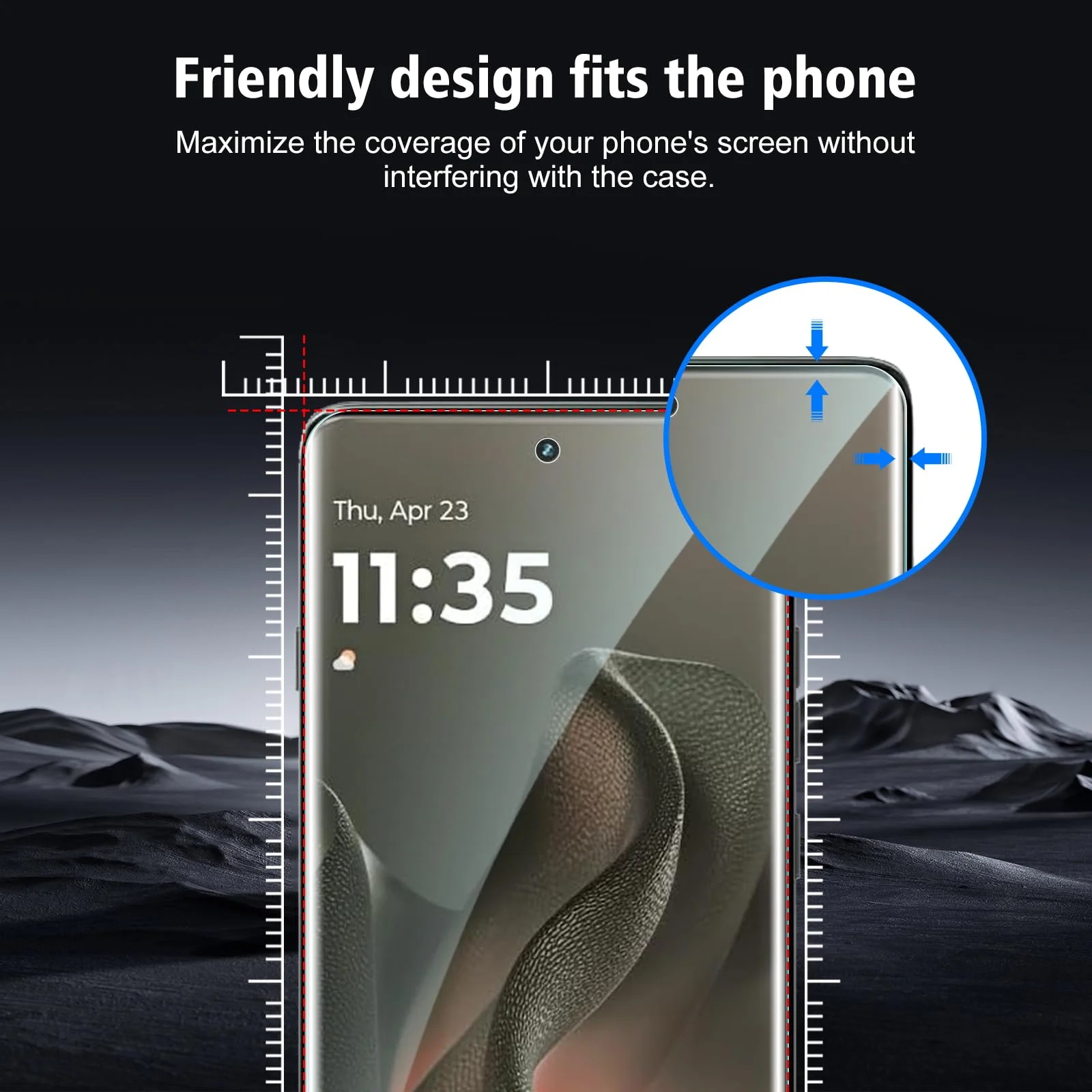 Premium Full Coverage 3D HD Tempered Glass Screen Protector (1-3 Pack)