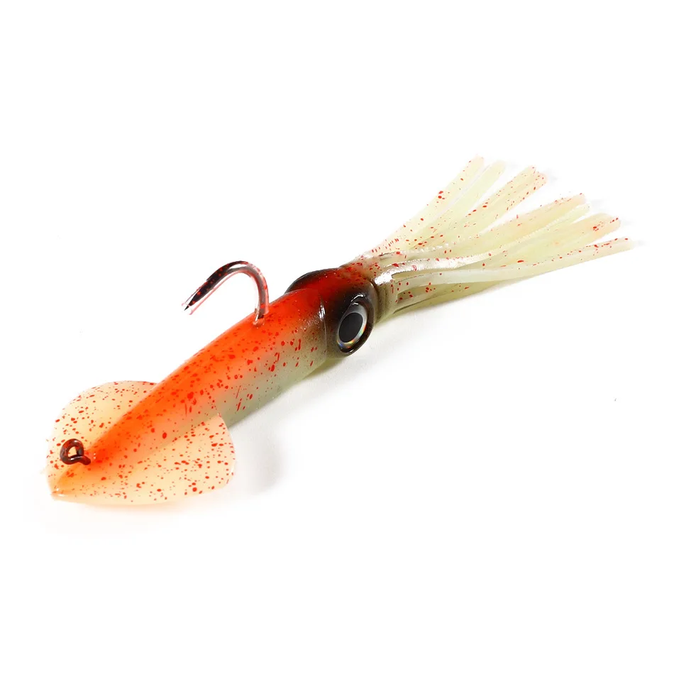 Saltwater Swim Squid Fish Bait Lure 14cm/36g Fishing Sea Surf Casting Artificial Spinning Bass Jig Lures | Спорт и развлечения