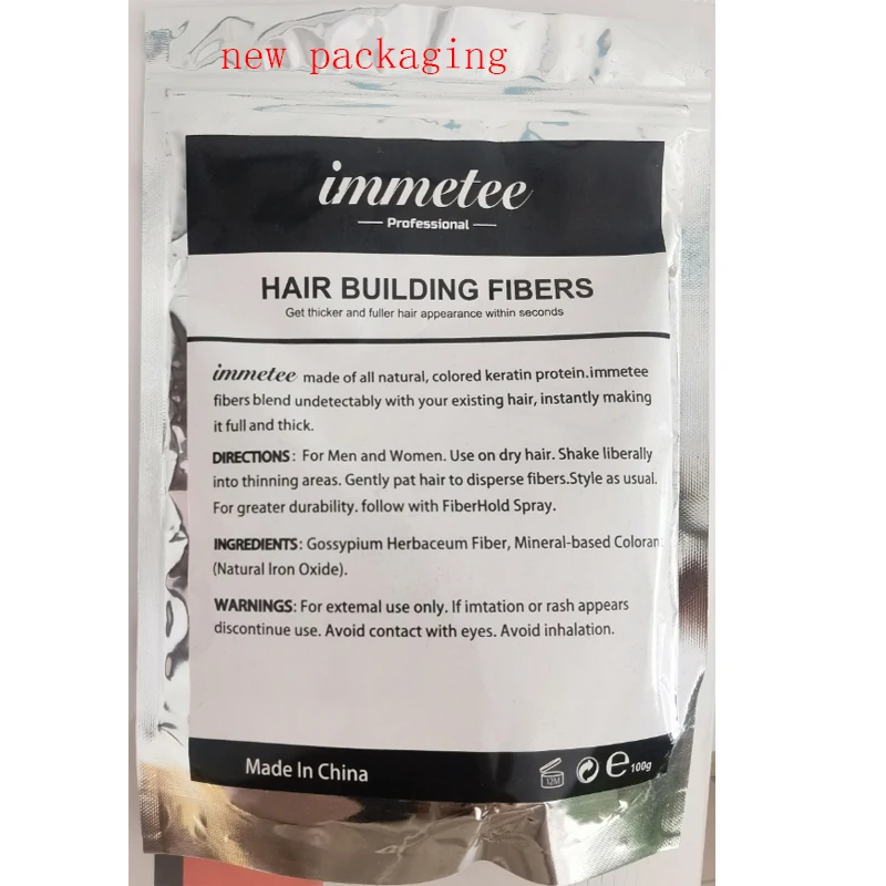 Refill Bag 50g Miracle Hair Refill Hair Fibers Instant Growth Loss Care 9 Color