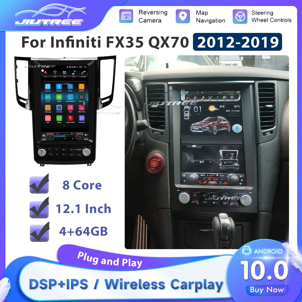 121inchAndroidTeslaStyleForInfinitiFX35QX7020122019Car