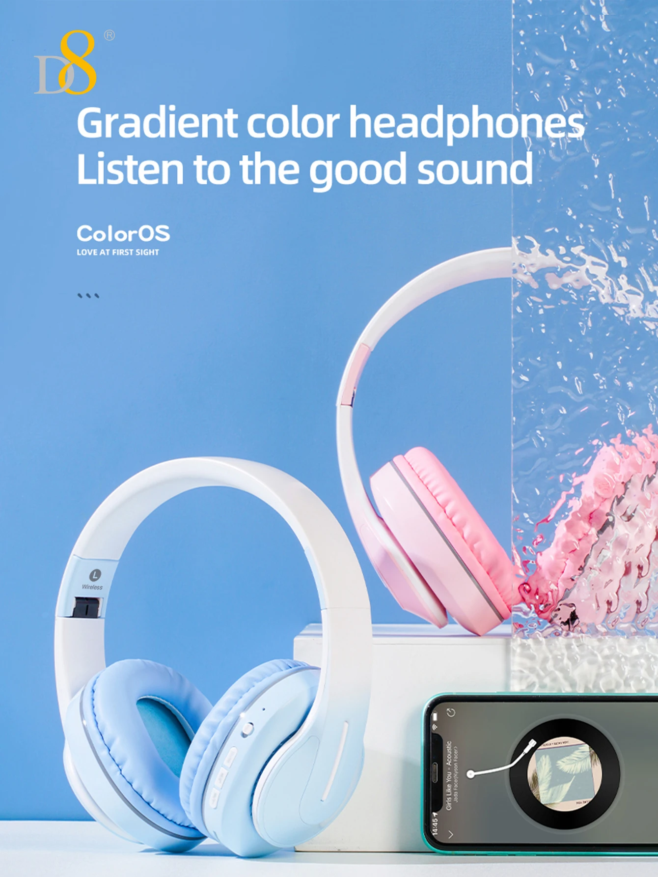 Stealth Over-Ear Headphones – Wireless & Wired Bluetooth Headset with Built-In Microphone, Micro SD Card Slot & 40H Long Playtime 6