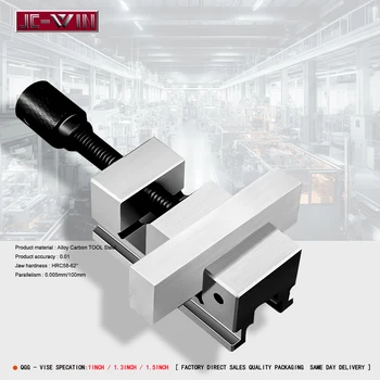 고정밀 1.3/1.5 인치 직각 바이스 그라인더, 표면 연삭기 밀링 클램프 Edm 기계용 CNC 바이스 갓 집게