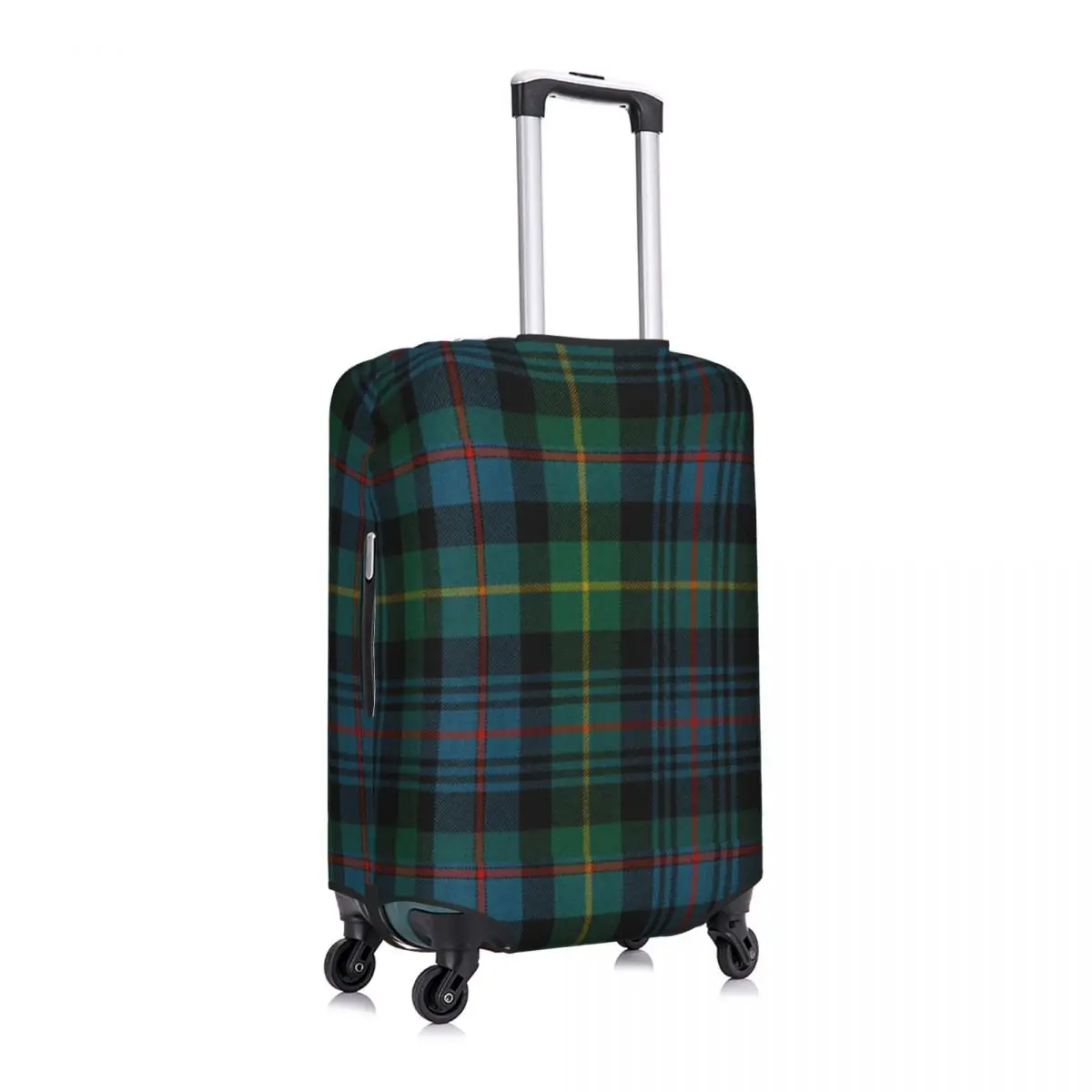 Fashion Green Tartan Plaid Suitcase Cover Dust Proof Gingham Luggage Covers Protector for 18-32 inch 2