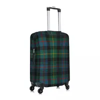 Fashion Green Tartan Plaid Suitcase Cover Dust Proof Gingham Luggage Covers Protector for 18-32 inch 2