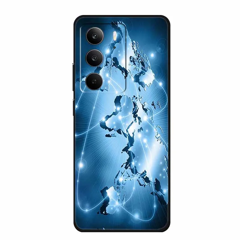 Fashion Black Silicone Soft Phone Case - Protective Back Cover
