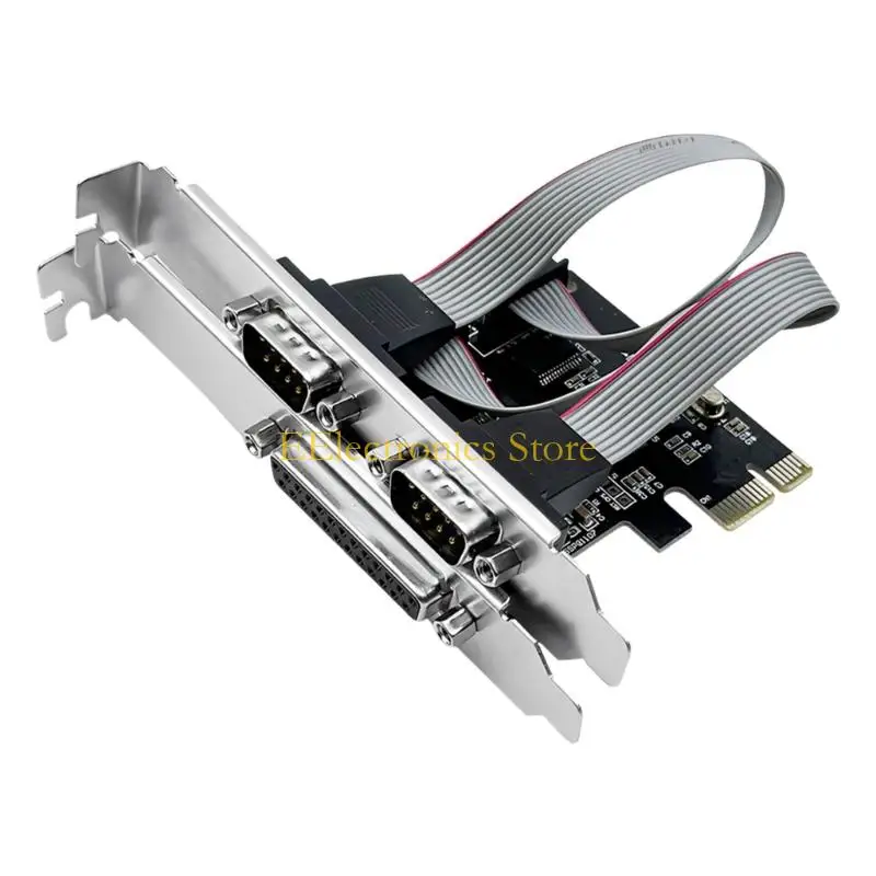 B03C 확장 카드 어댑터 변환기 PCIE RS232 산업용 애플리케이션을 위한 2 포트 1 포트 병렬 LPT 확장
