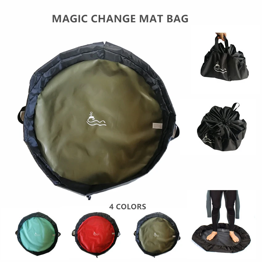 Durable Wetsuit Changing Mat Waterproof Dry-Bag for surfer Collective Bag ChangePad for Wetsuits