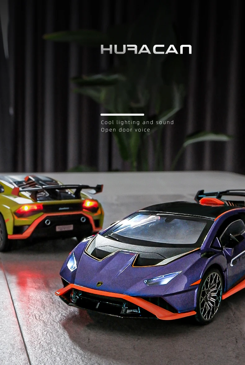 Lambos Huracan STO 1:24 Ölçekli Model Araba