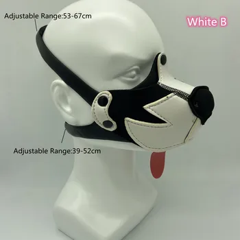 Exotic Accessory of Puppy Play Sexy Erotic Kit of Bdsm Bondage Dog Mask Hood for Slave Cosplay Fetish SM Sex Toys Traction Flirt 6