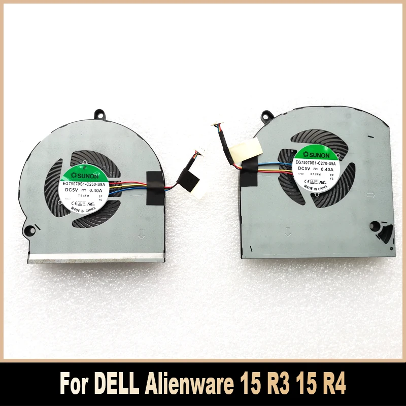 

Новый оригинальный охлаждающий вентилятор для центрального процессора для Dell Alienware 15 R3 15 R4 06VKKX 0K1W4D