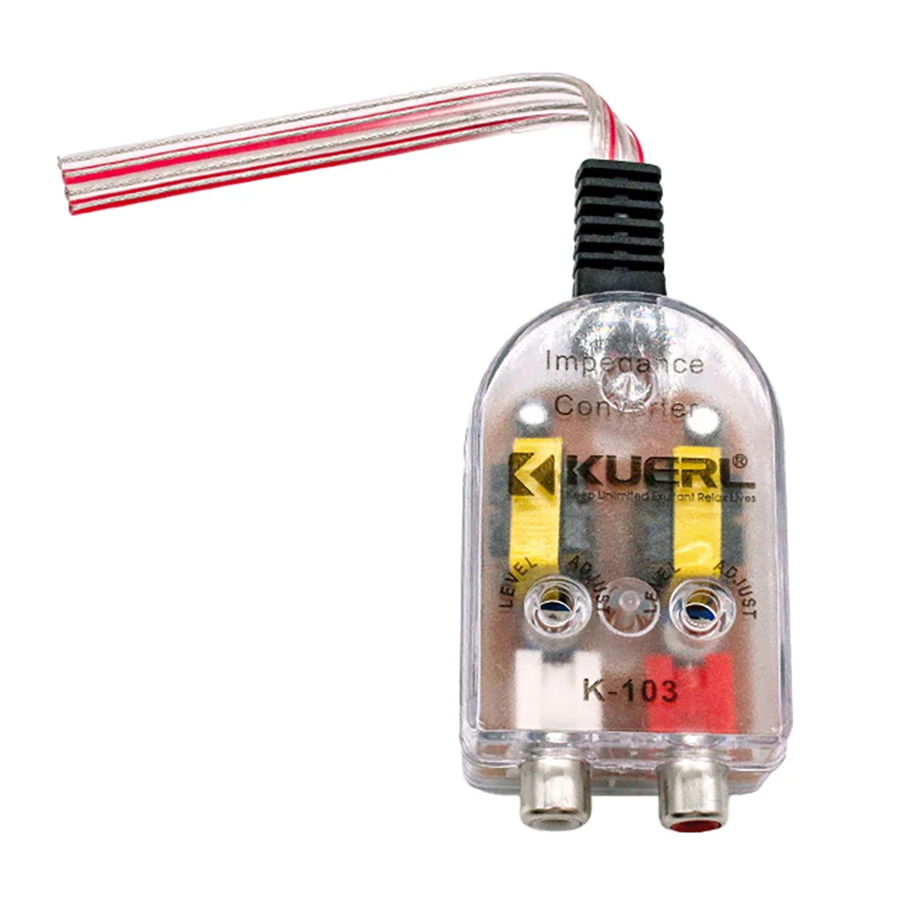 

2 Pcs Auto Accessories Cars Audio Converter Sound Inverter Accessory Device Frequency Adapter