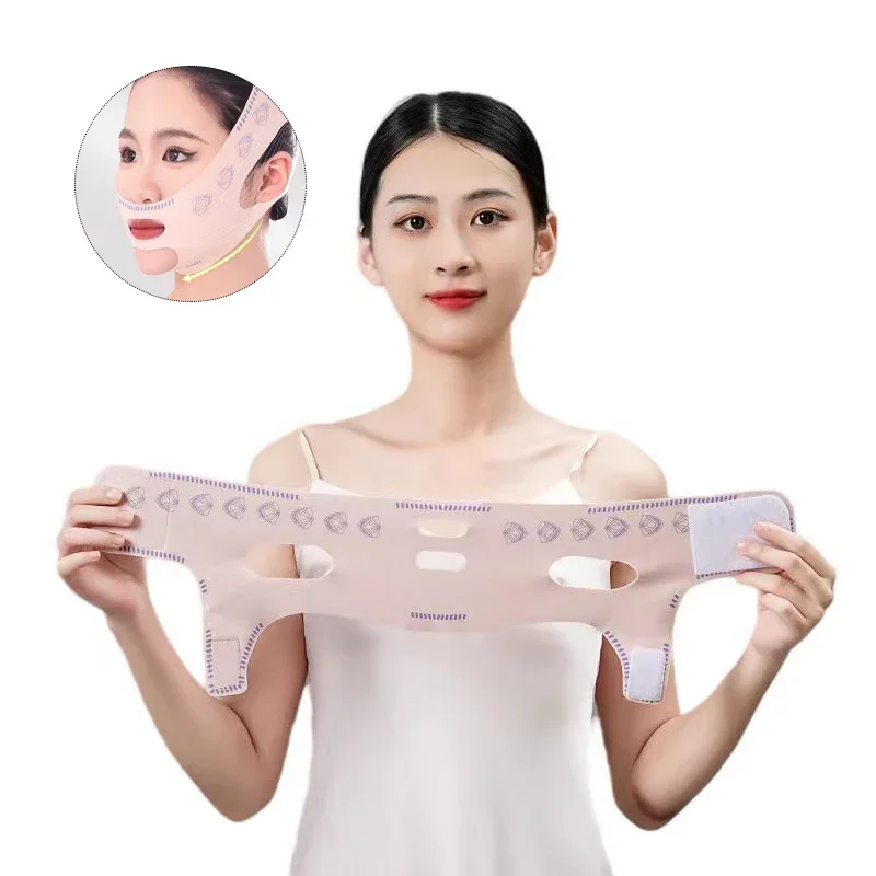 Facial V-shaped shaper, facial slimming bandage, shape lifting reduction double chin facial slimming belt massage face