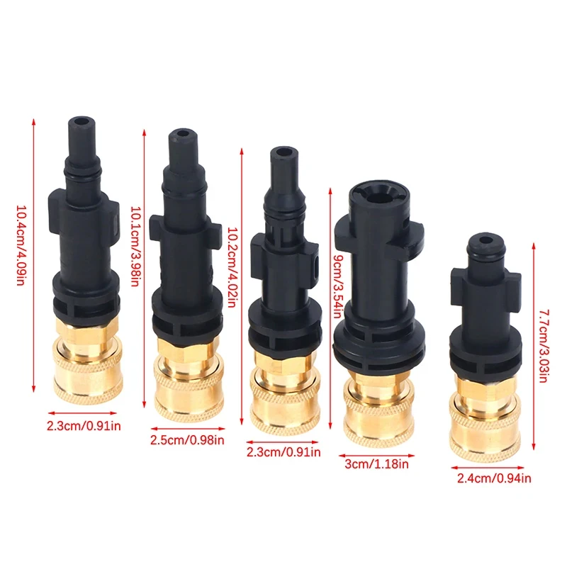 Quick Release Pressure Washer Adaptor for Water Gun and Car Washing