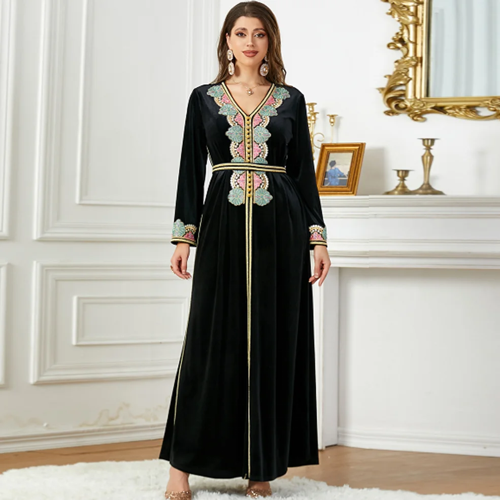 

Muslim Ramadan Eid Abaya Dubai African Dresses For Women Turkey Islam Jalabiya Hijab Dress Kebaya Robe Femme Musulmane Kaftans