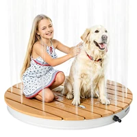 Arroseur de piscine extérieur de 70 cm, douchette de piscine à hauteur réglable activée par le pied avec filtre, arroseur de jardin antidérapant 1