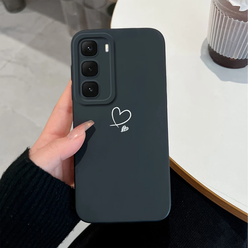Cute Cartoon Avocado Pattern Slim Liquid Silicone Shockproof Protective Soft Back Phone Case