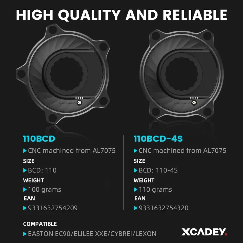 LEXON XCADEY PowerMeter Road Carbon Cranksets 365g 29mm