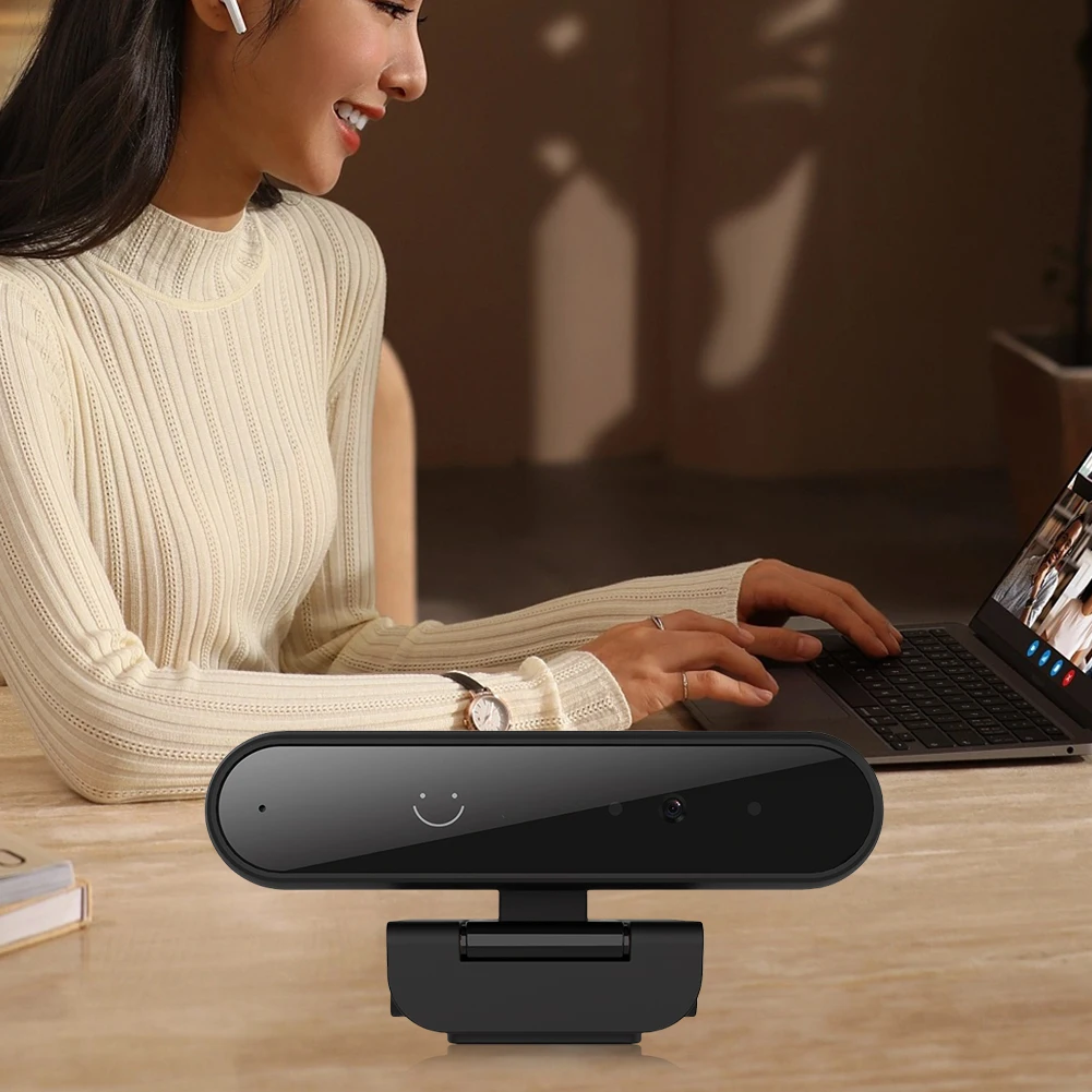 Facial Recognition Webcam 1MP 720P/2MP 1080P for Windows Hello Computer Web Camera Built-in Microphone for Computer Laptop