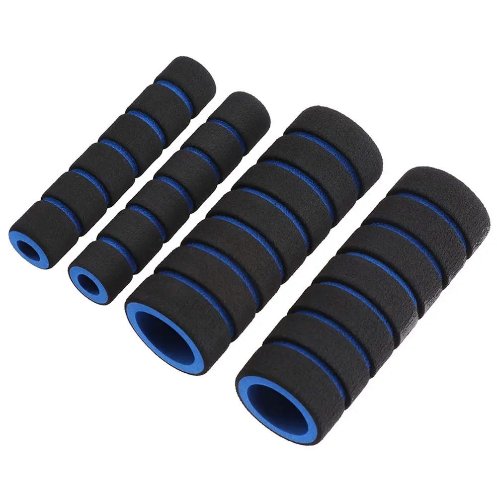 Foam Non-slip Motorcycle Bike Handlebar Brake Clutch Lever Bicycle Grip Cover Sponge 2 Pair 4.3'' bicycle handlebar grips bike handlebar grips bike handle grips