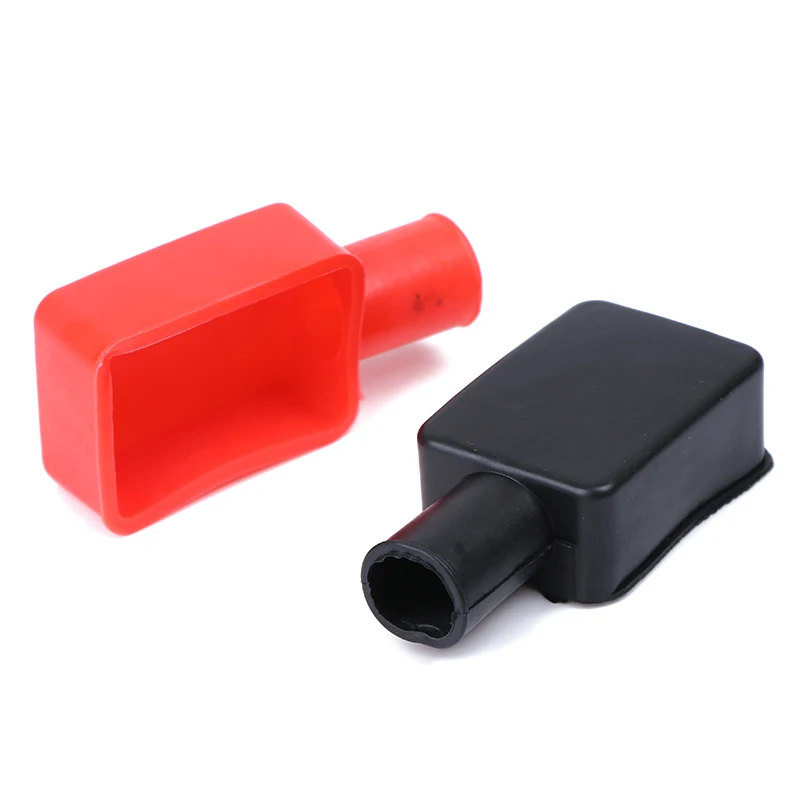 1 Pair Universal Car Battery Terminal Cap Negative Positive Terminal Covers Protector Car Accessories Battery
