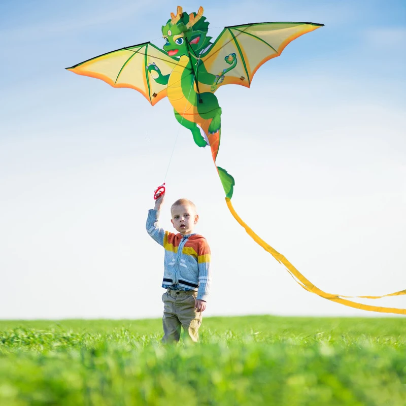 Yongjian Green Chinese Dragon Kite 3