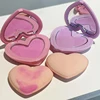 Love Heart Monochrome Blusher Palette Cream Smooth Cheek Tint Mud Blush Matte Cute Pink Purple Orange Rubor Korean Dupes Makeup 5