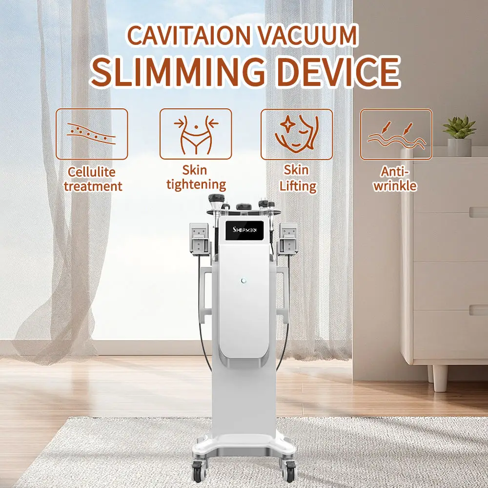 

6 IN 1 OEM Cavitation Rf Cellulite Removal 40k High Power Body Slimming Ultrasonic Fat Burning Skin Tightening Beauty Machine