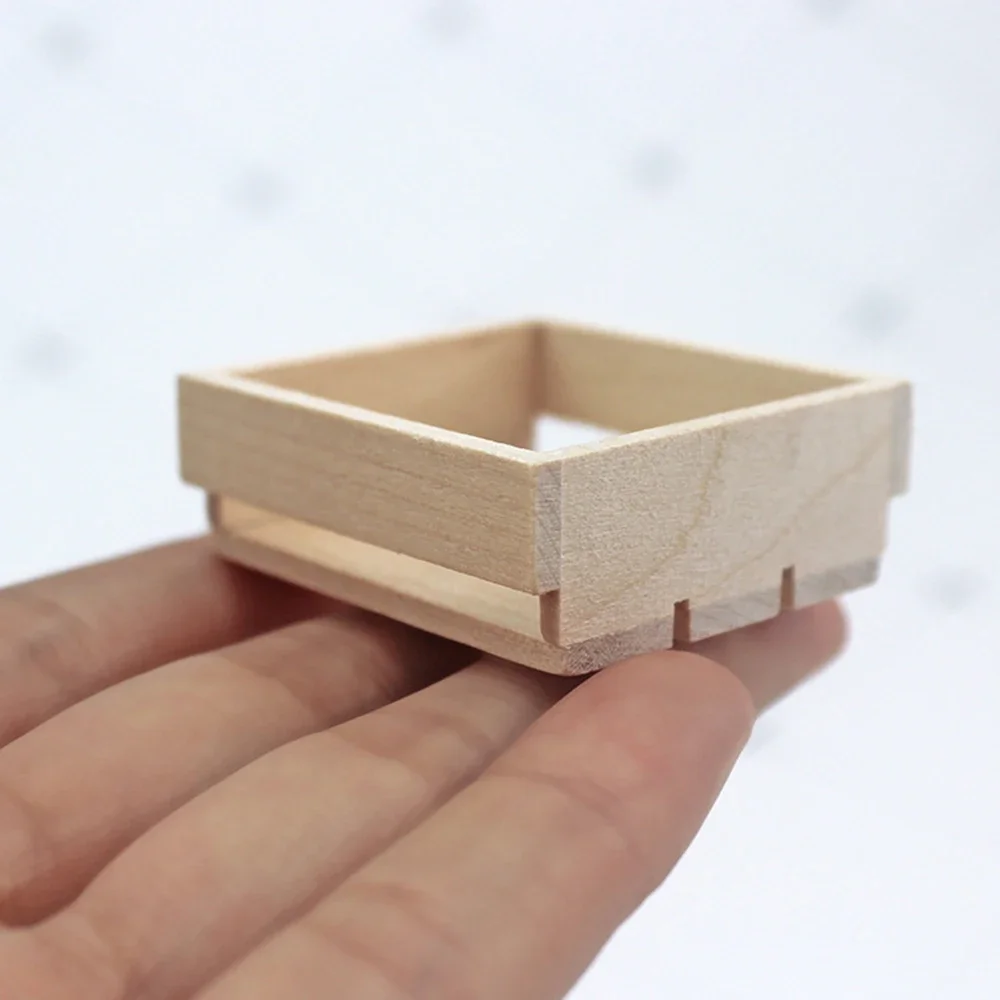 

1/12 миниатюрный кукольный домик, деревянная коробка, модель с рамкой, игрушки для мини-украшения, аксессуары для кукольного домика