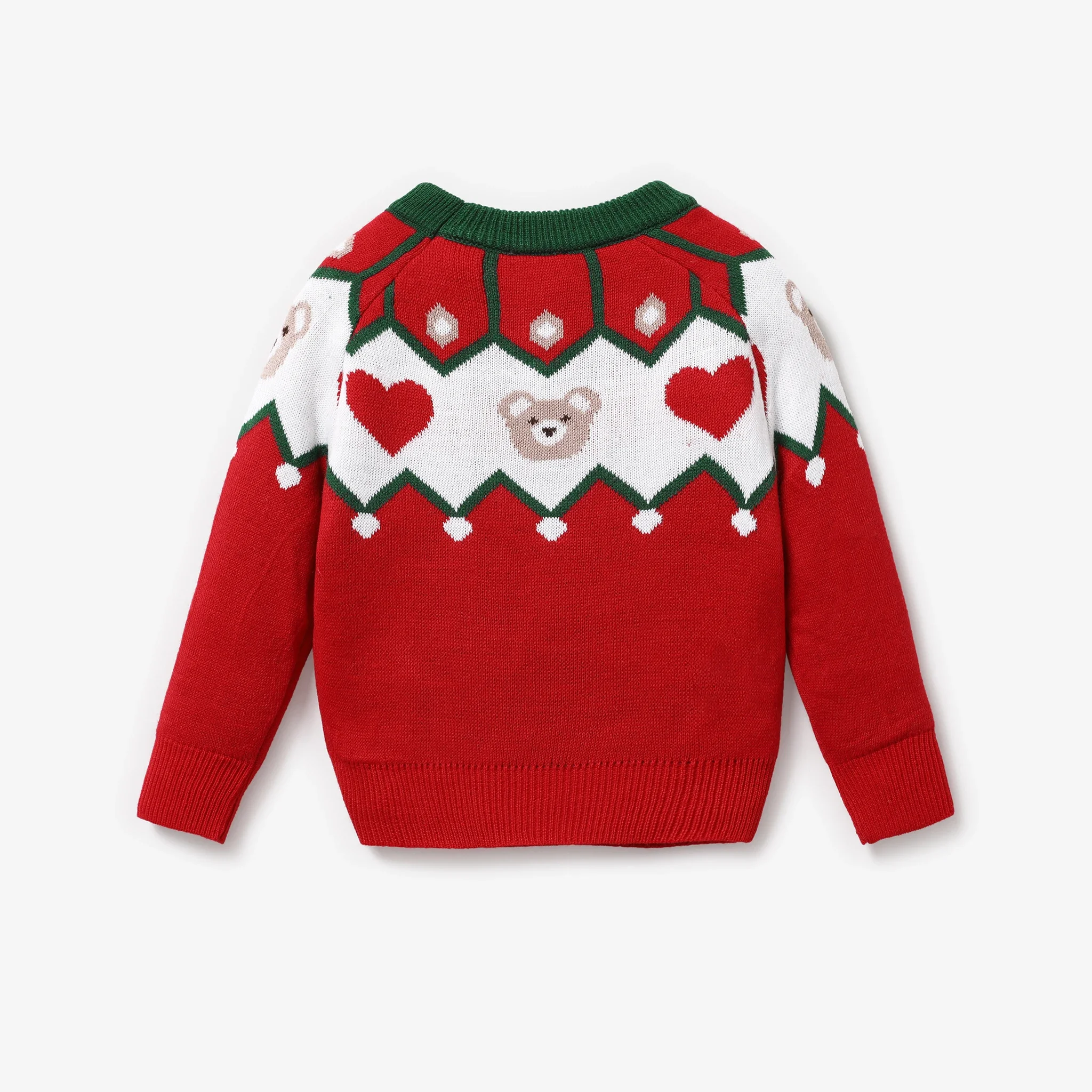 PatPat Baby Girl/Boy Christmas Childlike Animal print Sweater