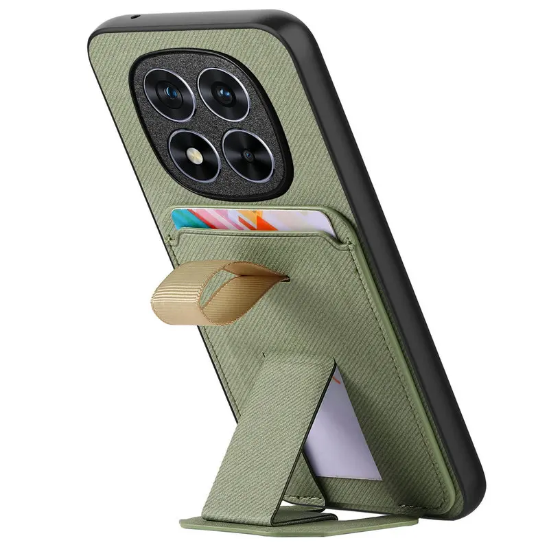 Luxury Leather Back Case with Stand – Premium Cover
