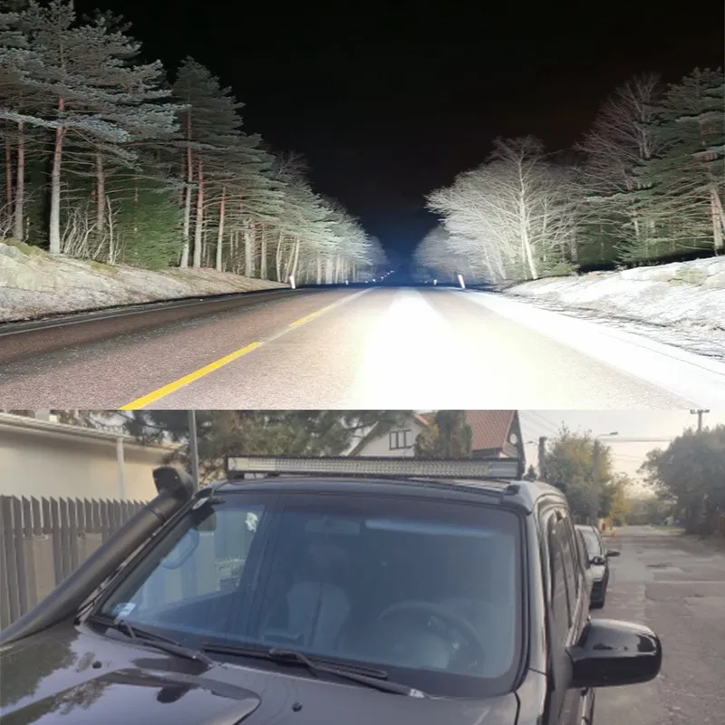VISORAK 오프로드 범퍼 곡선 LED 지붕 라이트 바, SUV ATV 자동차, 4x4 4wd 트랙터, 지프, 포드 픽업 트럭, 볼보, 로리 밴, 4 열