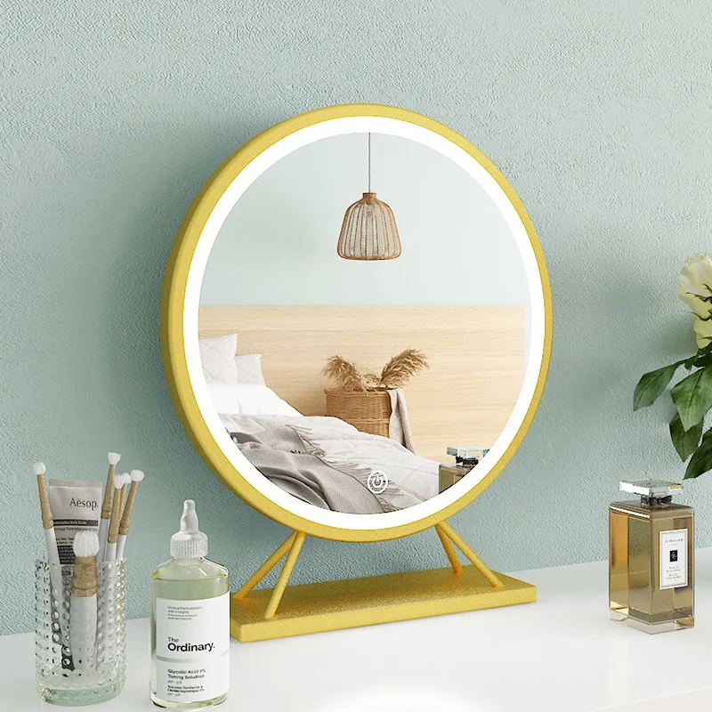 

nordicc Living Room Wall Decoration Bathroom Mirror House Decoration Stickers Mirror Elegant Kawaii Room Decor Irregular