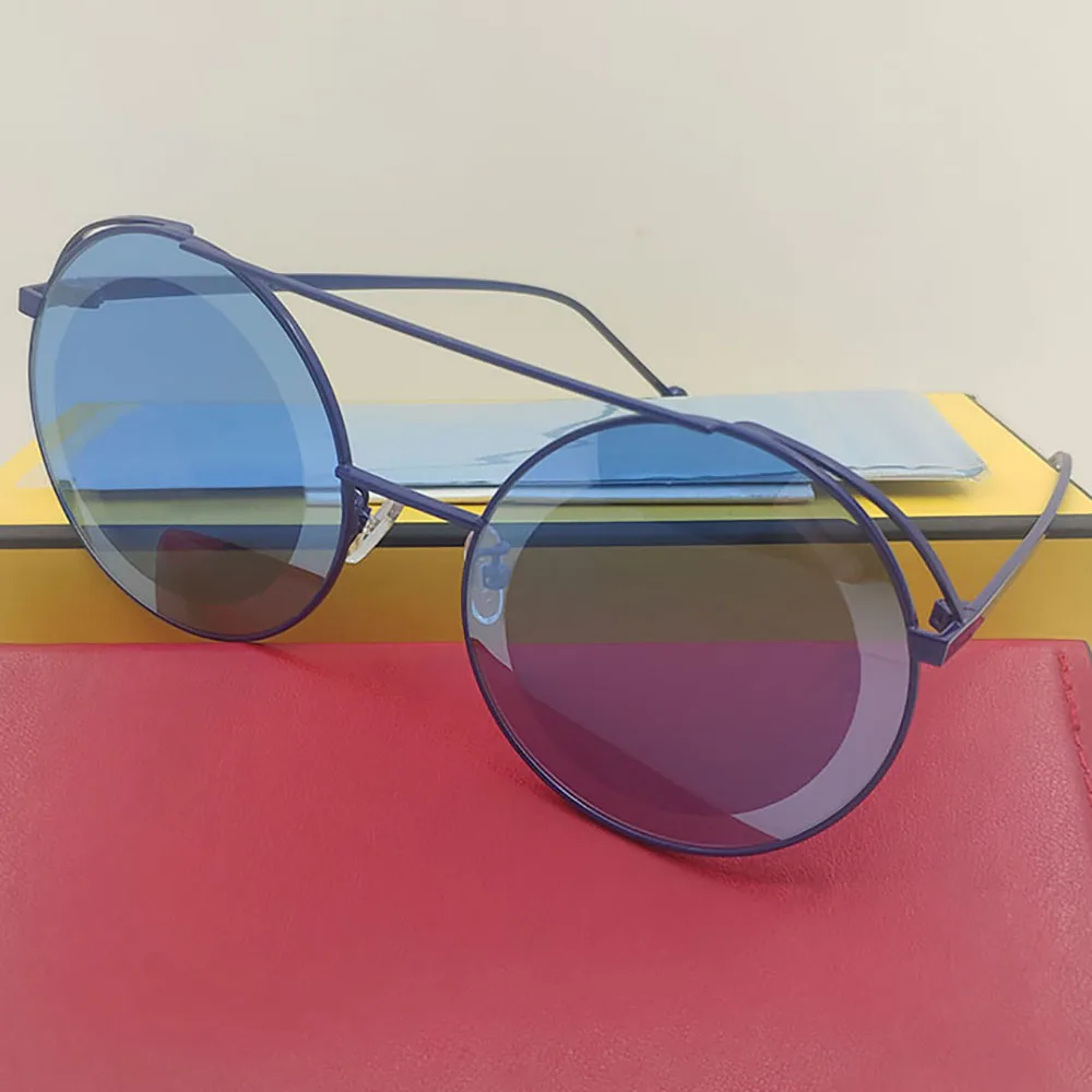 

Round Gold Alloy Sale Sunglasses For Women Brand Designer Summer Female Party Trending Products Futuristic Large For Sun Glasses