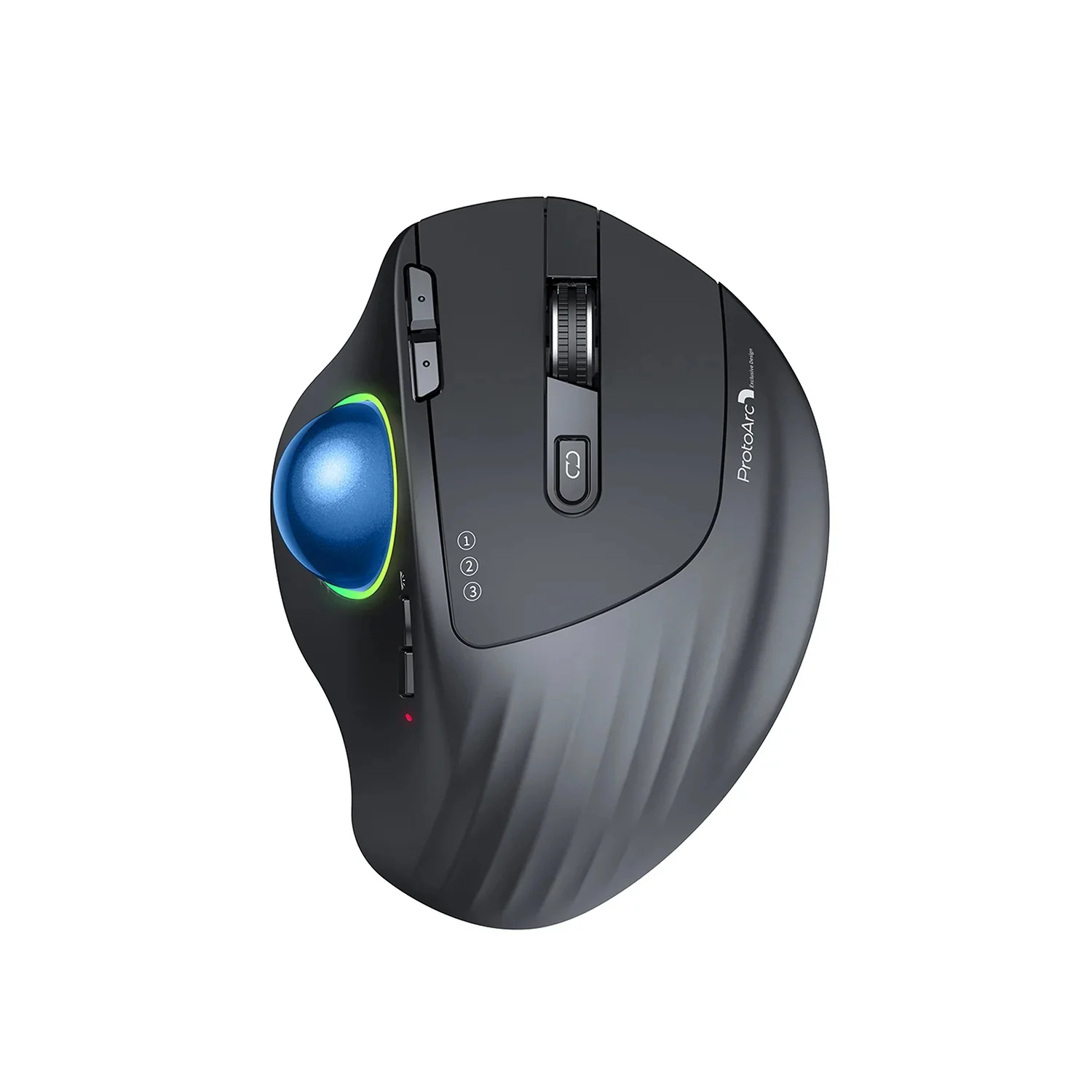 Protoarc em01 rgbワイヤレストラックボールマウス2.4g