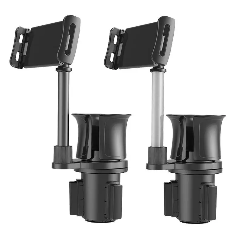 

Car Cup Holder Insert Automotive Expandable Water Bottle Holder With Phone Holder Car Interior Accessories Organizate For Coffee