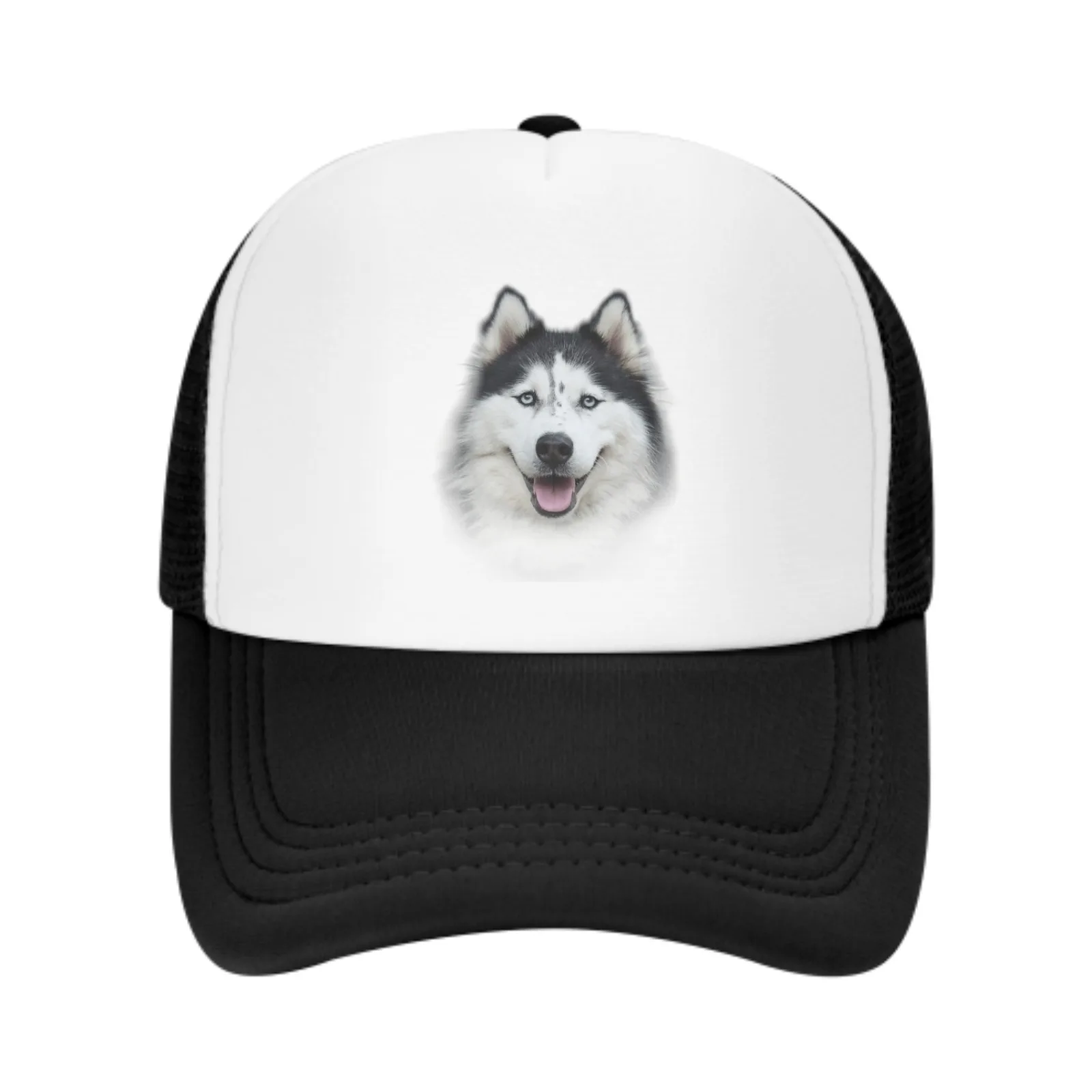 

Бейсболки Happy Husky, модная кепка-тракер унисекс, сетчатые кепки для женщин и мужчин, для отдыха на открытом воздухе, путешествий, нейтральный козырек от солнца