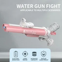 Beach Toy Automatic Water Gun Electric Summer Outdoor Large Capacity LED Water gun Children Boy Girls Adult Beach Party Toy Gift 1