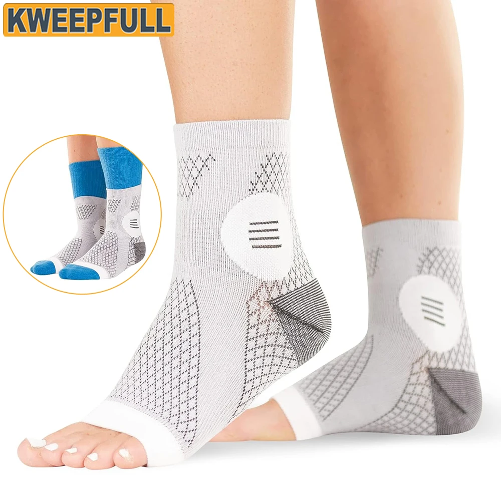 Neuropathy Socks 1Pair-Peripheral Neuritis Therapy Compression Diabetic Open-Toe Foot Sleeves for Ankle Gout, Nerve Damage Pain neuropathy socks compression socks