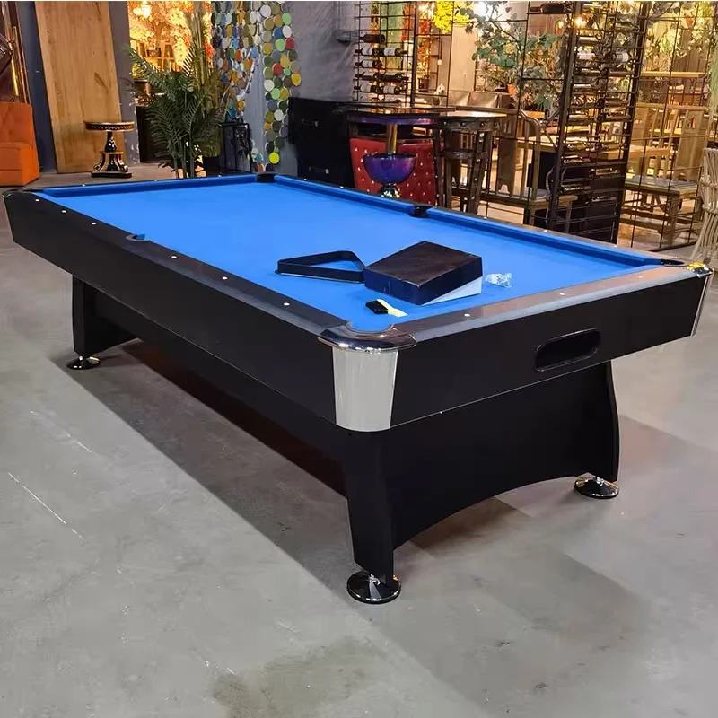 Auto Ball Return System Pool Billiard Table, MDF 7ft8ft9ft, Full Accessories, , 3 in 1 Board Cover, Factory Price
