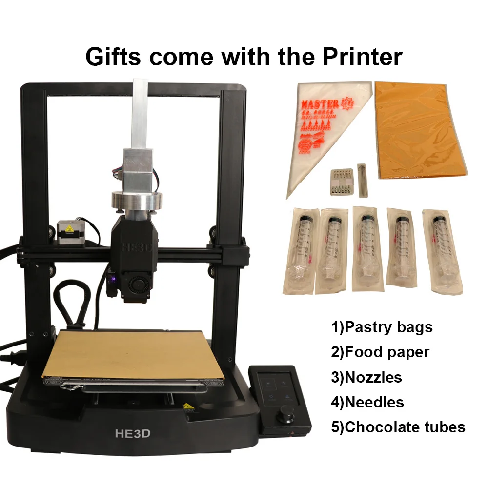 チョコレート食品 3D プリンター、ベーキング、デコレーション、印刷