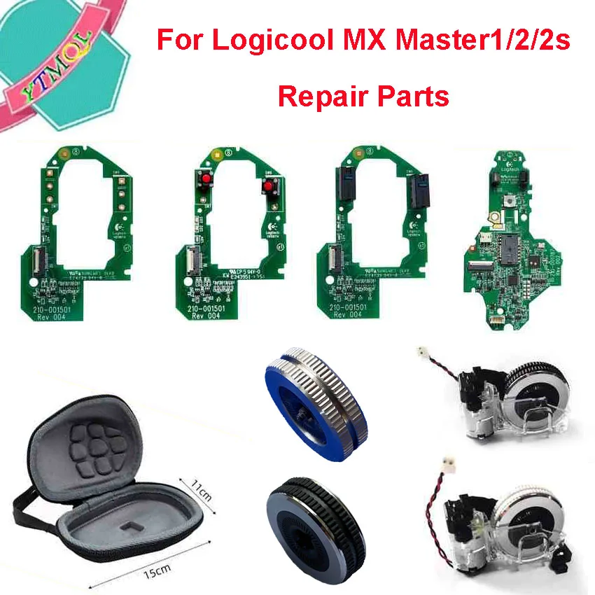 For Logitech MX Master 1/2/2S Wireless Mouse Metal Scroll Wheel ...